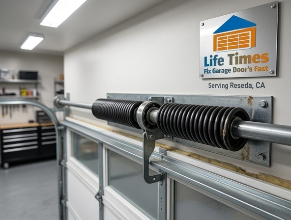 Garage Door Spring Replacement Cost in Reseda